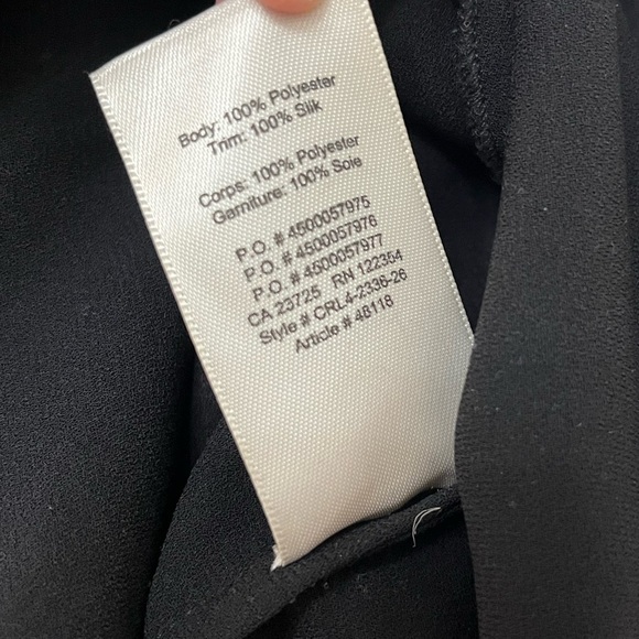 Aritzia Wilfred Black Tunic style top size small - Picture 4 of 5